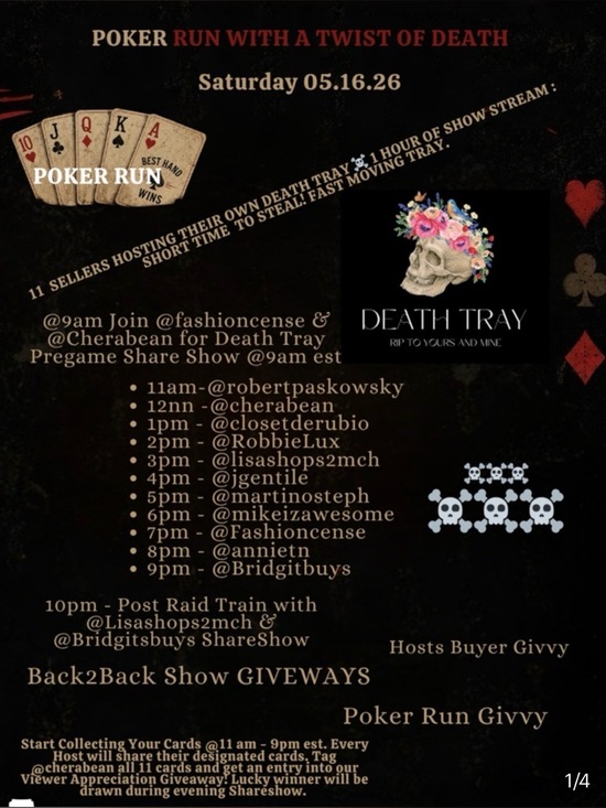 Handbags - POKER RUN & DEATH TRAY RAID TRAIN FLYER